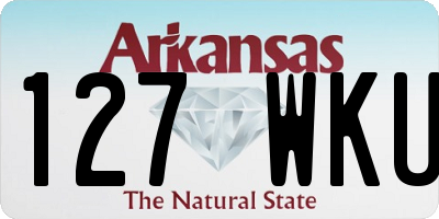 AR license plate 127WKU