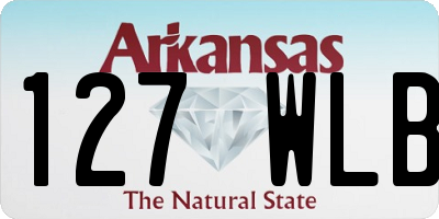 AR license plate 127WLB