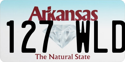 AR license plate 127WLD