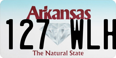 AR license plate 127WLH