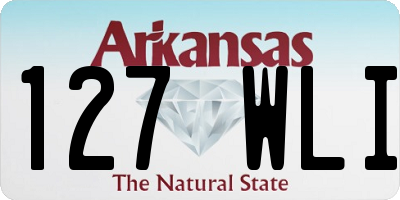 AR license plate 127WLI