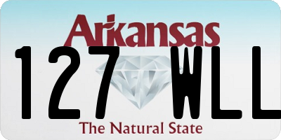 AR license plate 127WLL