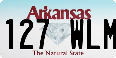 AR license plate 127WLM