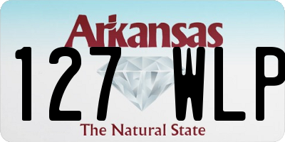 AR license plate 127WLP