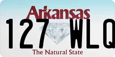 AR license plate 127WLQ