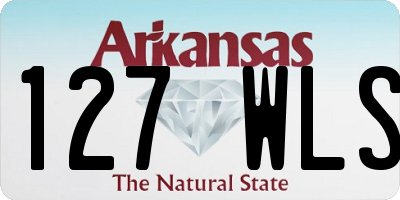 AR license plate 127WLS