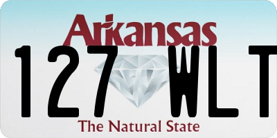 AR license plate 127WLT