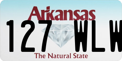 AR license plate 127WLW