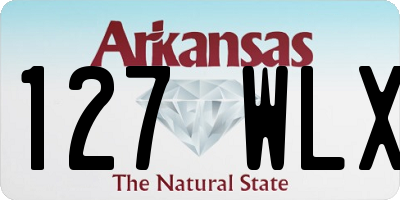AR license plate 127WLX