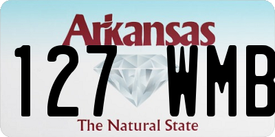 AR license plate 127WMB