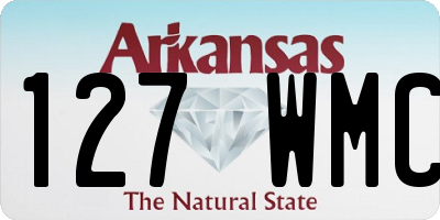 AR license plate 127WMC