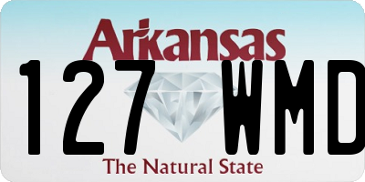 AR license plate 127WMD