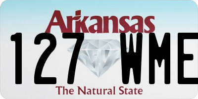 AR license plate 127WME