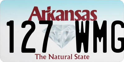AR license plate 127WMG