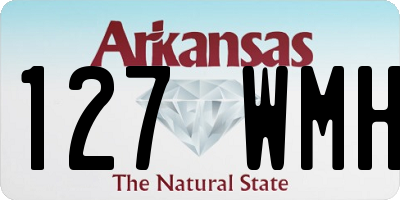 AR license plate 127WMH