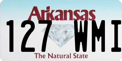 AR license plate 127WMI