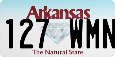 AR license plate 127WMN