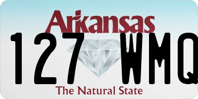 AR license plate 127WMQ