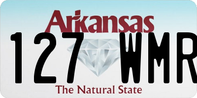 AR license plate 127WMR
