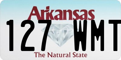 AR license plate 127WMT