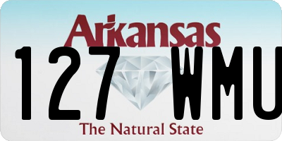 AR license plate 127WMU