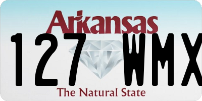 AR license plate 127WMX