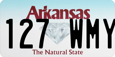 AR license plate 127WMY