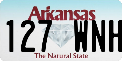 AR license plate 127WNH