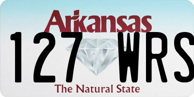 AR license plate 127WRS