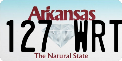 AR license plate 127WRT
