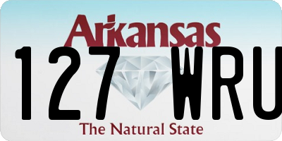 AR license plate 127WRU