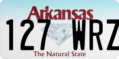 AR license plate 127WRZ