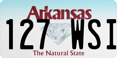 AR license plate 127WSI