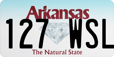 AR license plate 127WSL