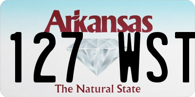 AR license plate 127WST