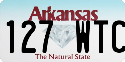 AR license plate 127WTC