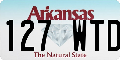 AR license plate 127WTD