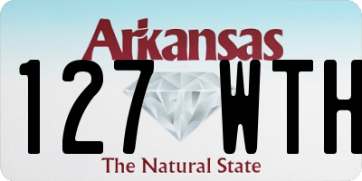 AR license plate 127WTH