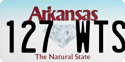 AR license plate 127WTS
