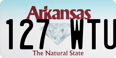 AR license plate 127WTU