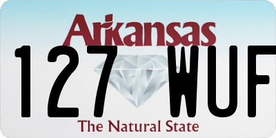 AR license plate 127WUF