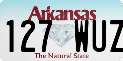 AR license plate 127WUZ