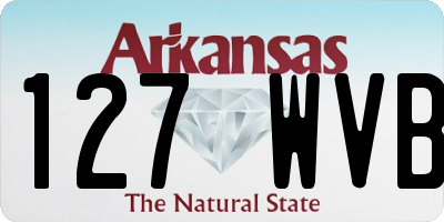 AR license plate 127WVB