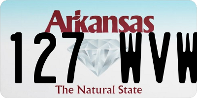AR license plate 127WVW