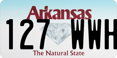 AR license plate 127WWH