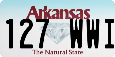 AR license plate 127WWI