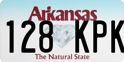 AR license plate 128KPK