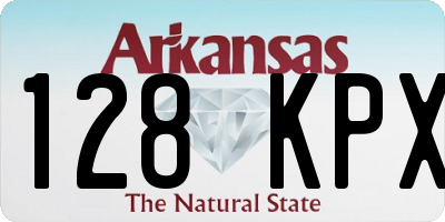 AR license plate 128KPX