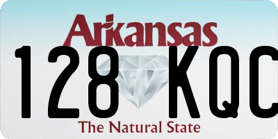 AR license plate 128KQC