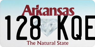 AR license plate 128KQE
